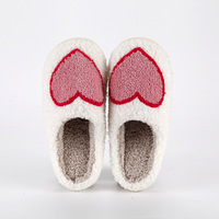 Nouvelle maison Big Love chaud hiver coton pantoufles pour hommes femmes épais chaussures antidérapantes avec semelle extérieure en TPR semelle intérieure en peluche doux mignon