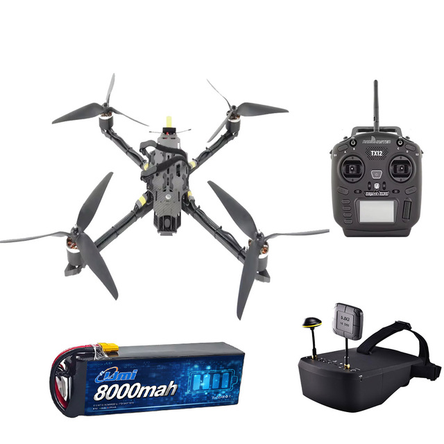 FPV Racing Drone Kit 15 Inch DIY with Carbon Fiber Frame Motor ESC Flight Controller Parts and Accessories