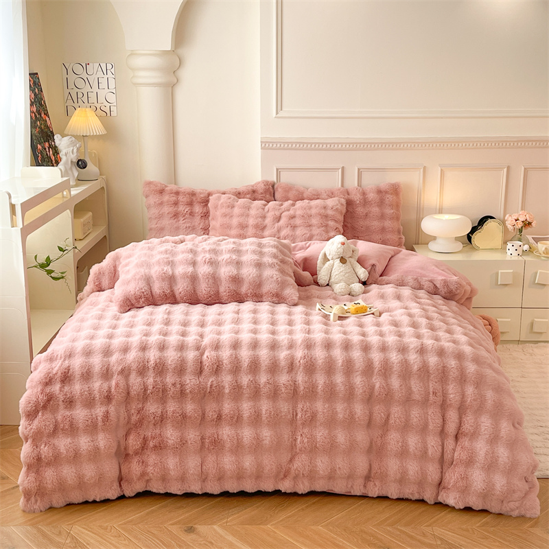 Pâte de haricot rose Fourrure de lapin de loutre