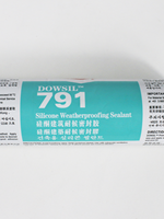 DOWSIL 791 Mastic silicone neutre résistant aux intempéries, flexible et durable pour l'étanchéité des murs-rideaux et des bâtiments, 500 ml