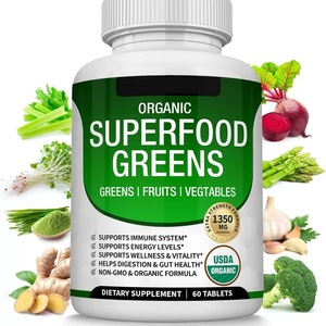 100% murni organik Chlorella Spirulina bubuk 250mg 500mg makanan super hijau tablet kapsul - Product Image 1