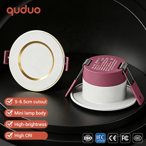Iluminación Comercial de Alto Brillo, Lámpara LED Empotrable de Techo de Aluminio de <span class=keywords><strong>5W</strong></span> para Centros Comerciales, Hoteles y Hogares - Product Image 1