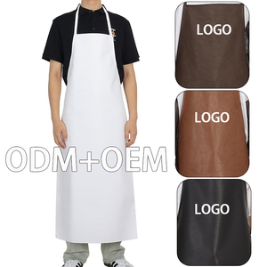 Delantal de cuero para colgar al cuello, multicolor, impermeable, resistente al aceite y al desgaste, para fruteros, cafeterías, limpieza y cuidado del hogar - Product Image 2