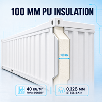 Cámara de Cultivo de Hongos de Ahorro Energético con Potencia Operativa de 5500W, Compresor de 7HP y Sistema de Refrigeración Ajustable de 5-25°C