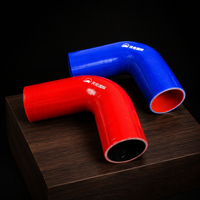 3 1/4'' 90 °   Raccord de tuyau en silicone à angle droit pour applications automobiles et camionnettes