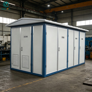Subestación Exterior Impermeable, Subestación Prefabricada Totalmente Cerrada de Alta Tensión para Suministro de Energía en Obras de Construcción - Product Image 1