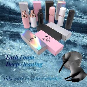 Kit de shampoing pour cils personnalisé de Noël, marque privée, nettoyant moussant dense, extraits végétaux de haute qualité, nettoyant pour cils en gros - Product Image 6