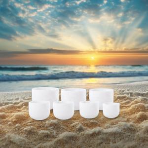 432hz/440hz סט קוורץ קערת קול צ 'אקרה קערת ריפוי קול צ' אקרה לשימוש טיפולי - Product Image 3