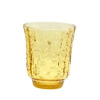 Verres à vin vintage à motif gaufré unique, verrerie à pied transparente pour mariages et fêtes, verre à vin rouge