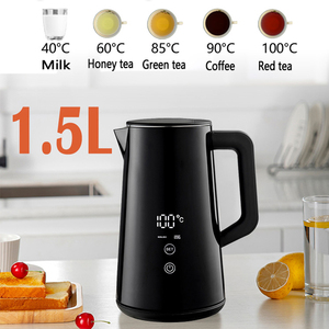 Bouilloire électrique à ébullition rapide automatique pour lait et thé, meilleure bouilloire à eau à double paroi avec écran tactile et Wifi - Product Image 4