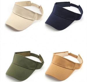 Visera Ligera Unisex de Color Sólido con Protección UV para Mujeres y Hombres, Gorra de Verano Portátil, Regalo Promocional - Product Image 3