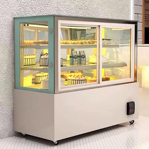 Réfrigérateur de présentation de gâteaux, réfrigérateur domestique avec porte en verre, vitrine réfrigérée, réfrigérateur commercial, congélateur - Product Image 4