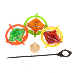 Pegtop Space Gyro, 24 Trompos Giratorios de Plástico con Lanzador para Niños y Jóvenes - Product Image 3