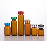 Flacon en verre de 30 ml pour adjuvant de vaccin avec bouchon en caoutchouc pour la validation du processus