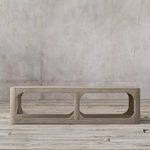 โต๊ะวางของอเนกประสงค์ทรงสี่เหลี่ยมพร้อมที่เก็บของ ทำจากไม้รีไซเคิล รุ่น Martens - Product Image 2