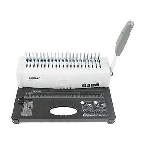 <strong>2025</strong> Factory Price Plastic Comb Spiral <strong>Binding</strong> <strong>Machine</strong> Hot Sale Office Wisdom Manual Power - Product Image 1