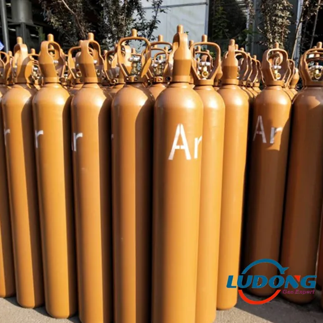 Газовый аргон 99.999% в газовых баллонах высокого давления