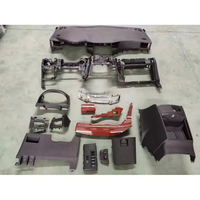 Accessoires de tableau de bord automatique tableau de bord en plastique de voiture RHD Chang à LHD pour Toyota Alphard 2008-2014 Alphard Vellfire 2008-2014