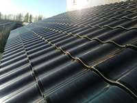 Tuile solaire esthétique RSTILE à trois courbes en silicium monocristallin TOPCON à haute efficacité pour toiture, 19 %+ d'efficacité pour l'énergie solaire