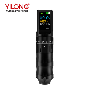 Hình xăm Bút máy không dây hình xăm súng có thể điều chỉnh đột quỵ 2.7-4.5mm quay 1 cái pin hình xăm máy - Product Image 1