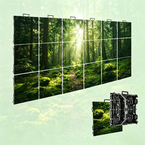 Plug and <b>Play</b> Full Color LED Display Indoor Outdoor IP65 Waterproof High Refresh Rate Sunlight Readable Modular Die Casting - Product Image 1