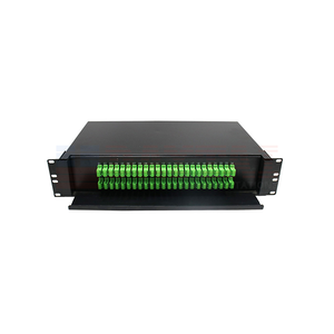 Caja de terminales de parcheo de 48 núcleos con adaptadores LC SC deslizantes y no deslizantes para FTTH - Product Image 5