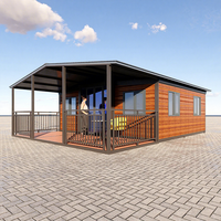 Maison conteneur extensible à installation rapide, unité de logement préfabriquée pour complexe hôtelier, camping, hébergement temporaire