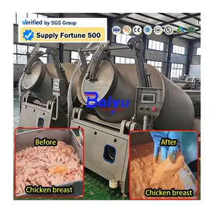 meat Marinator Machine Food Meat Mix Tumbler Marinator Food Industry Kimchi Vacuum Poultry Meat Marinator