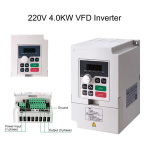 ชุดสปินเดิลมอเตอร์ชุดแกนหมุน4KW เตอร์18000RPM มอเตอร์แกนหมุน4KW VFD ER25สำหรับเราเตอร์ CNC - Product Image 2