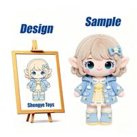 Shengye Fabricant Fiable – Nouvelle Tenue Kawaii à Carreaux Pastoral, Figurine Fille Florale en Peluche pour Mascotte de Fleuriste