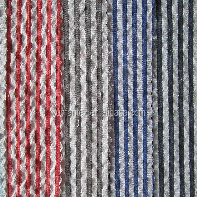 Новинка 2018, модная мягкая полосатая ткань Seersucker из полиэстера и хлопка для мужчин, рубашка в наличии