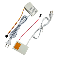 Interruptor Táctil de un Solo Botón al por Mayor, 12V 1A 12W, Interruptor Atenuador con Sensor Táctil Inteligente para Baño, Hotel, Salón, Espejo