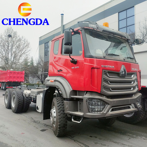 Nouveau châssis de camion lourd Sinotruk HOWO NX 371 6x4 380HP Euro 2 Weichai Diesel avec caméra arrière pour carrosserie de camion - Product Image 2