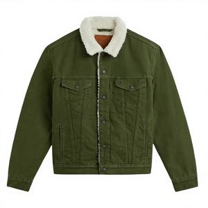 Chaqueta Bomber de Invierno Unisex Personalizada al por Mayor 2025, Talla Grande, Color Marrón, Estilo Urbano, Lona Personalizada, Teñido Liso - Product Image 3