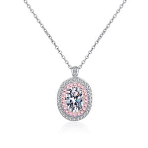 Women's 925 <b>Silver</b> Jewelry <b>Set</b> Oval Cut Zircon Ring Earrings <b>Necklace</b> Wedding Bridal Party Rhodium Plated Classic Style - Product Image 3