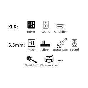 สายสัญญาณเสียง HiFi C1 <span class=keywords><strong>6.5</strong></span> มม. <span class=keywords><strong>TRS</strong></span> ต่อ 2XLR ตัวผู้-ตัวเมีย ป้องกันสัญญาณรบกวนสามชั้น สำหรับกีตาร์ เครื่องดนตรี และไมโครโฟน 35 <span class=keywords><strong>6.5</strong></span> มม. XLR - Product Image 6