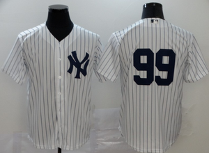 Nueva <span class=keywords><strong>Camiseta</strong></span> Deportiva de Moda, Venta al por Mayor de Fábrica, <span class=keywords><strong>Camiseta</strong></span> de Béisbol de los New York <span class=keywords><strong>Yankees</strong></span> # 99 Juez - Product Image 2