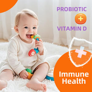 OEM/ODM personnalisé en usine soutien immunitaire et digestif pour bébé probiotique + vitamine D gouttes aide à soutenir la santé immunitaire chez les bébés - Product Image 2