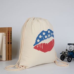 Sac de voyage en toile de coton recyclé personnalisé, sac à chaussures, sac à cordon, sac de sport, sac à cordon pour la gym avec logo - Product Image 3