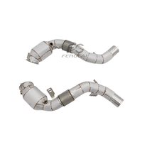 Tubería de Escape de Alto Flujo para BMW X7 M60i 4.4T 2023-2025, Tubos de Escape con Protector Térmico, Ajuste Directo
