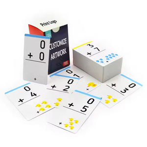 Cartes de mathématiques éducatives personnalisées avec logo, imperméables, pour la <span class=keywords><strong>maternelle</strong></span>, fournitures pédagogiques et activités de homeschooling - Product Image 6