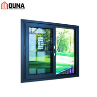 Ventanas Comerciales OUNA Resistentes a Huracanes, Certificación NFRC AS2047, Ventanas Modernas de Foshan para Proyectos Residenciales, Ventana Corredera de Aluminio