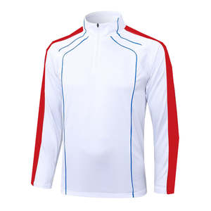 批发半拉链 25 26 号足球球衣运动服训练足球服运动服套装冬季款有袖 - Product Image 2