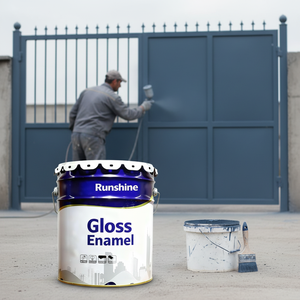 Peinture émail liquide alkyde à faible teneur en COV, respectueuse de l'environnement, pour murs intérieurs, plafonds et bâtiments commerciaux - Product Image 5
