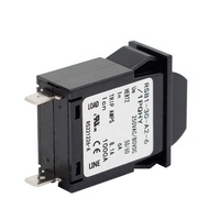 Disjoncteurs unipolaires à levier 6A 250VAC, disjoncteur magnéto-hydraulique, disjoncteur DC MCB