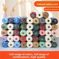 Assortiment de cordes en coton colorées tressées pour loisirs créatifs, tissage décoratif, textile de maison, tapisserie - Shandong