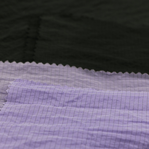 Tela Tafetán Ripstop 300T de Nailon <span class=keywords><strong>100</strong></span>% con Estilo Arrugado y Acabado Metálico Brillante para Chaquetas Impermeables y Cortavientos para Niñas y Niños - Product Image 6