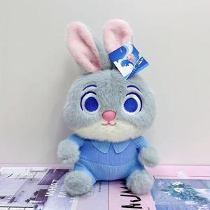 和風のかわいい漫画風ぬいぐるみ25cm ズートピア ジュディ ニコ プレミアムドール クレーンゲームキーホルダー - Product Image 2