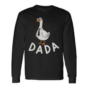 T-shirt à manches longues pour la famille One Silly Goose Dada 1St Birthday - Product Image 1