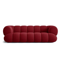 Canapé en Tissu Simple pour Petit Appartement, Salon, Villa – Ensemble Complet de Mobilier Design Luxe Léger